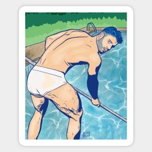 Pool Boy Sticker